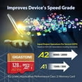 thumbnail image 3 of Gigastone A2 V30 4K Camera Pro microSD Card, 128 GB, GS-2IN1-4KA2V30-128GB-R, 3 of 8