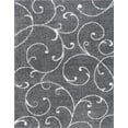 thumbnail image 3 of Bliss Rugs Transitional Floral 5'3'' x 7'3'' Gray and White Polypropylene Indoor Area Rug, 5'3'' x 7'3'', 3 of 10