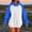 Blue, variant on Women's Fashion Hoodies Sevevn Women's Casual Solid Long Sleeve Hooded Pocket Tops Sweatshirts