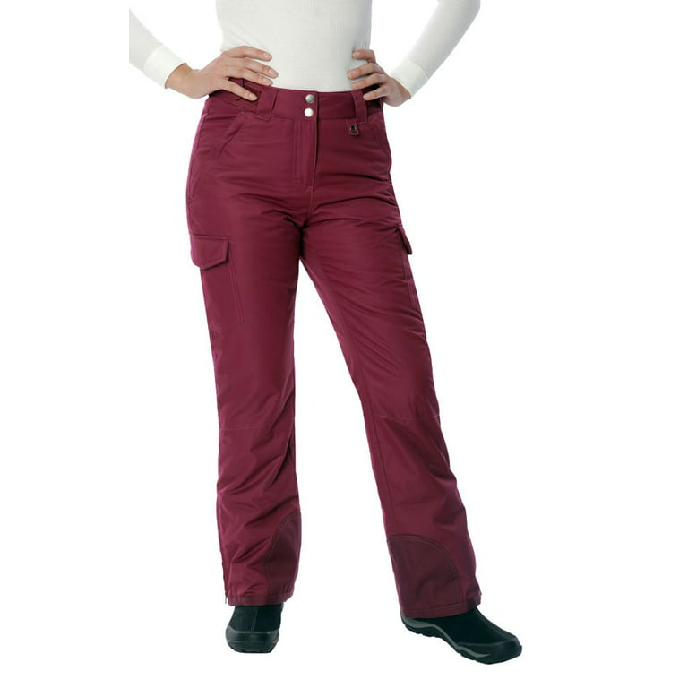 Arctix Women's Insulated Cargo Snowsports Pants, Purple, Xsmall
