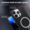 thumbnail image 6 of Cover for iPhone 13, Case with Magnetic Invisible Stand,Compatible with MagSafe,Slim Shockproof Anti-Scratch Protective Ring Holder Case Cover, black, 6 of 8