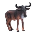 thumbnail image 1 of Estatuilla de ñu de juguete con forma de animal de la jungla africana para niños, 1 of 9