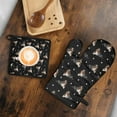 thumbnail image 5 of Australian Shepherd Dog and Footprints Kitchen Oven Mitt and Pot Holder Sets 2 Pcs for Baking, Cooking and Grilling, Heat Resistant Up To 392 °F, 5 of 7