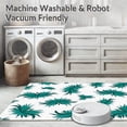thumbnail image 5 of ODIKA 4'x6' Machine Washable Non-Slip Area Rug, Fluid Brushstroke Modern Artistic Floor Covering High Traffic Rug with Pad, White, 660165, 5 of 8