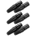 thumbnail image 1 of 6Pcs Microphone And DMX Lighting Connectors Constructed From Durable Plastic And Copper For Audio Engineers, 1 of 4