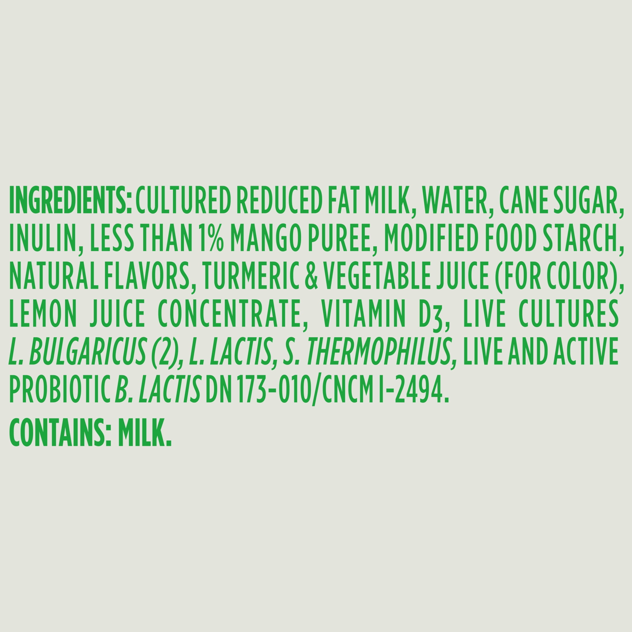 Activia Mango Low Fat Probiotic Yogurt Drink, Helps Support Gut Health, 7 fl oz