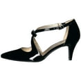 thumbnail image 2 of Bandolino Womens Zeffer 3 Patent Ankle Strap Dress Pumps, 2 of 6