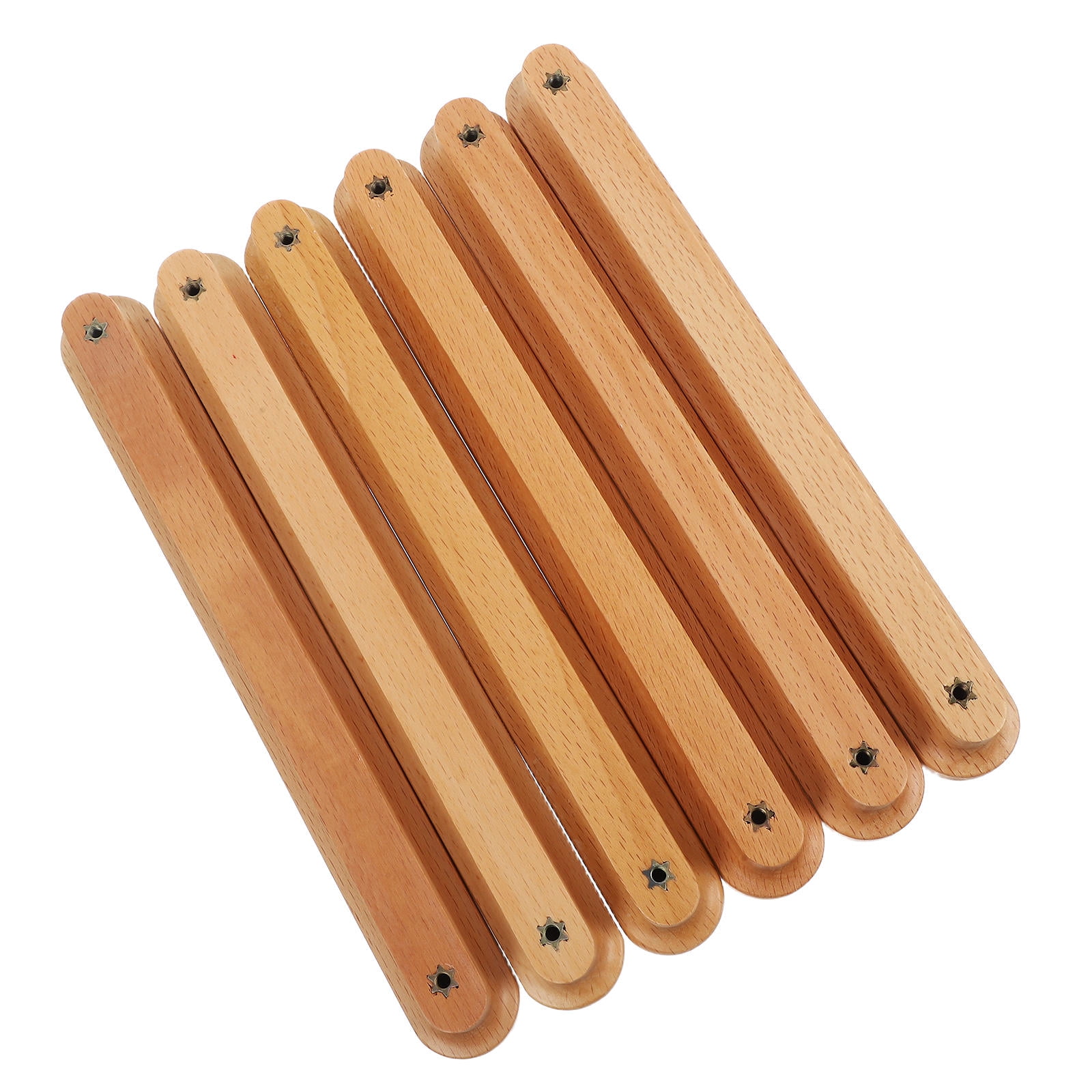 Masteelf 6pcs Wood Cabinet Handles Decorative Cabinet Handles Unique Drawer Pulls Kitchen Handles for Cabinets Closet Door Handles