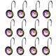 thumbnail image 2 of 12 Piezas Rhinestone Acrílico Cortina Gancho Cortina Valance Suspensión, 2 of 8