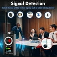 thumbnail image 5 of K18 Professional Hidden Camera Detector with Sound & Vibration Alarm, Portable Anti-Spy Gear, GPS Trackers, Find Hidden Cameras, Privacy Protection, Black, 5 of 6