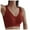 Red, variant on Women's Thin Seamless Support Bra - Soft Cup, Breathable Nylon/Spandex, Wireless Design for All-Day Comfort (M-XXXL)