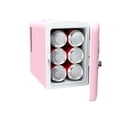 thumbnail image 4 of Frigidaire 9 Can Retro Mini Fridge, 6L Portable Personal Cooler with AC/DC Adapters, Skincare Fridge for Travel, Bedroom, Office, Dorm, Pink, 4 of 7