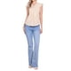 thumbnail image 2 of CAMISA DE RAYAS CON VOLANTES PARA MUJER INSPIRADA EN EL DÍA DE LAS MADRES, CUELLO EN V, MANGAS CORTAS, TALLA S, KHAKI CLARO, 2 of 6