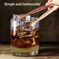 thumbnail image 4 of Worallymy Mini Stainless Steel Sugar Tong Hotel Bar Ice-Cube Picker Coffee Tea Food Serving Tool, Rose Golden, 4 of 10