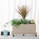 thumbnail image 4 of Platillo móvil rectangular con ruedas, tarima de resina sintética for plantas de interior y exterior, 4 of 4