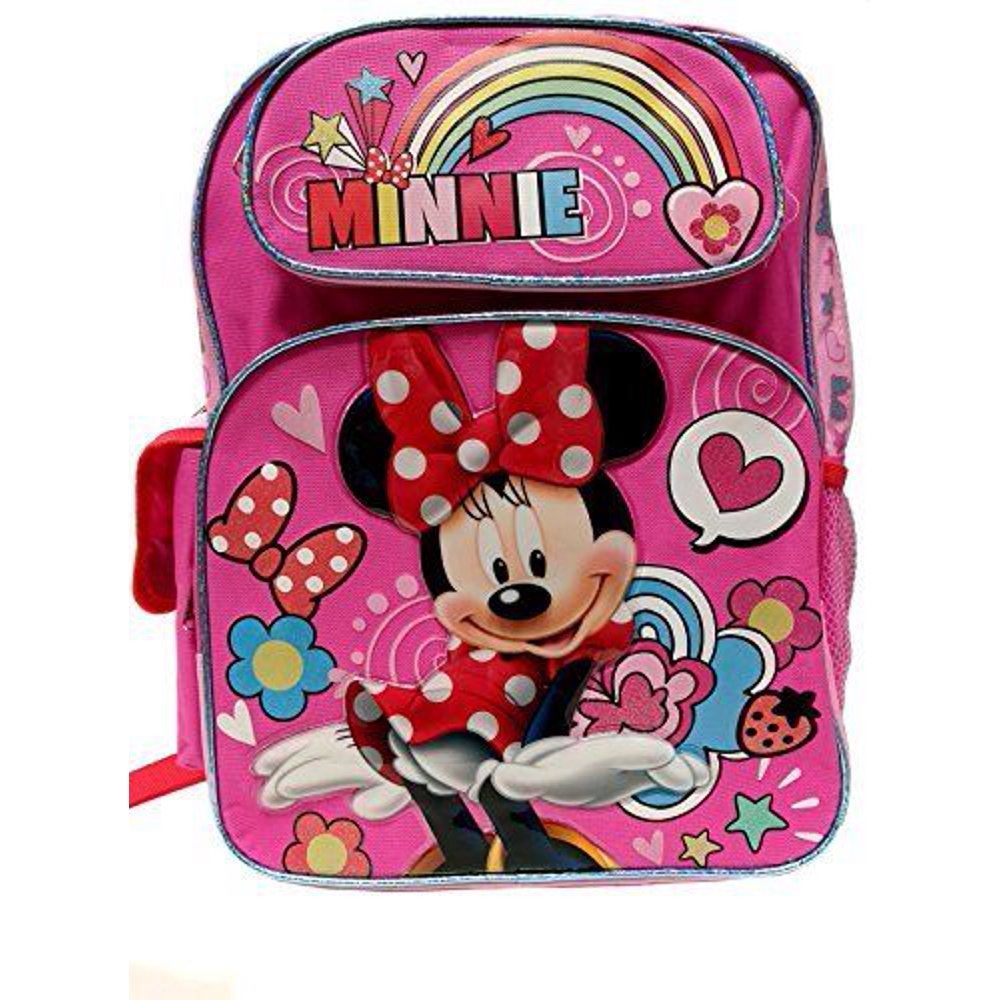 Licensed Disney Minnie Mouse FullBody Minnie Girls 16" Canvas Pink