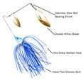 thumbnail image 3 of Señuelo de pesca, kits de cebos giratorios de plantilla de metal duro Swimbait para lubina, trucha, lucio, salmón, leucomas, 3 of 5