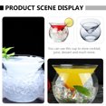 thumbnail image 6 of Houderco Cocktail Glass High Borosilicate Transparent 1Set 4.1x4.1x3.8in, 6 of 6