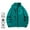 Green, variant on Men's Full Zip Polar Fleece Jacket Casual Warm Outwear Fall Winter Stand Collar Jackets with Zipper Pockets
