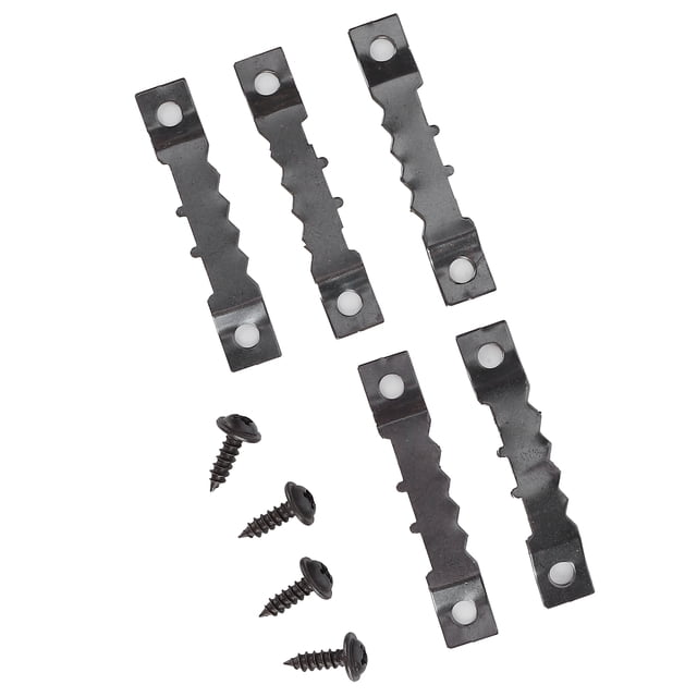 Perchas De Dientes De Sierra, 0,1 X 0,4 Pulgadas, Accesorios Para Colgar Cuadros, Uso Repetido, 100 Piezas, Color Negro, Para Ingeniero, Escudo De Lienzo
