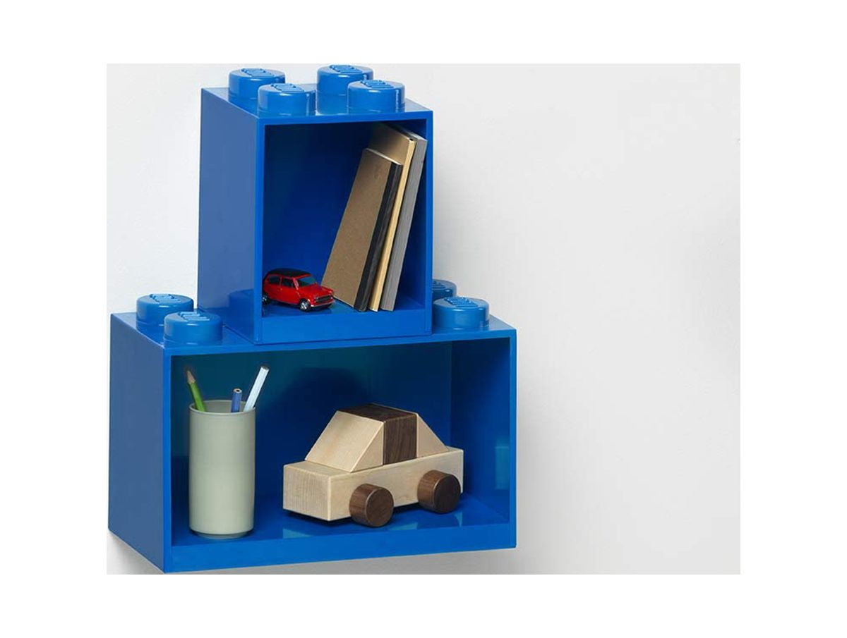 LEGO Storage Products: 41141731 4-Stud Brick Shelf Blue