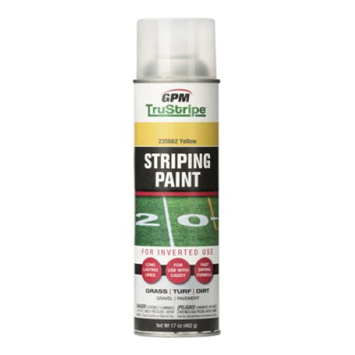 GPM TruStripe INVSTR-3 17 oz Can of Yellow Inverted Striping Paint - Quantity of 2