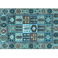thumbnail image 1 of Ahgly Company Indoor Rectangle Persian Light Blue Traditional Area Rugs, 6' x 9', 1 of 4