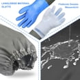 thumbnail image 3 of Guantes Haiou Long Rubber resistentes a productos químicos, 25 pulgadas, color azul, talla M, 3 of 7