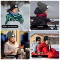 thumbnail image 6 of LED Beanie Hat with Light for Kids USB Rechargeable Headlamp Hat  Winter Gifts for Girls and Boys, Black, 6 of 7