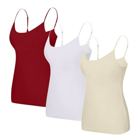 Ukumplol Tank Top for Womensleeveless Tops for Womenwomens Summer Tops Summer Tops Tank Top Yoga Gym Sleeveless Camisole Plus Size Underwear with Chest Padcute Tops for Women Watermelon Red 6XL