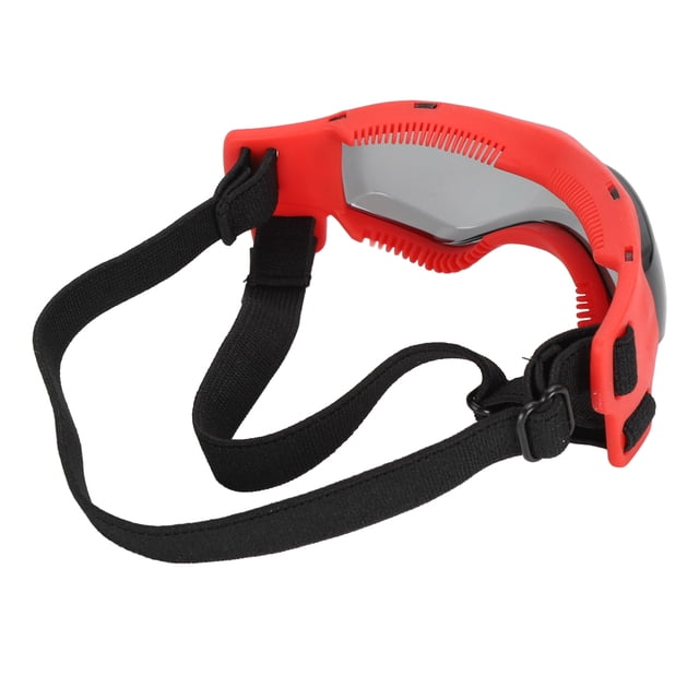 Dog Sunglasses, Doggy Glasses Soft Frame Windproof Dog Goggles with Adjustable Straps for Dogs Outdoor Riding Driving Cycling Motorcycle