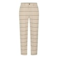 thumbnail image 4 of Pantalones largos de verano para hombre, pierna recta, para uso diario, finos, informales, de negocios, de rayón, 4 of 6