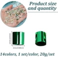 thumbnail image 2 of 14 Bags 280g Crispy Bingsu Beads 3D Glitter Plastic Beads Blue Pink Slim Iridescent Soft Straw Tube Bead for DIY Assortment Crunchy Microbeads Supplies, 2 of 9