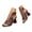 E, variant on Pandaie Women's Cutout Heeled Sandals Slingback Peep Toe Dress Pumps Ankle Strap Wedding Party Office Summer Ankle Boots Size 6-10