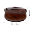 thumbnail image 2 of Raindrops Tiered Serving Trays Wooden Fruit Tray Wood Color 1Pc 6.3x5.9x3.1in, 2 of 8