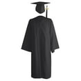 thumbnail image 5 of DuoJiaJ Adult Unisex Bachelor Graduation Gown Set College & High School Robe With Cap & Tassel Womens Puffer Coat Black 51, 5 of 5