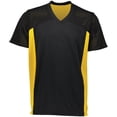 thumbnail image 1 of ASI 264.421.L Maillot de Football Réversible Drapeau Adulte, Noir & Or - Large, 1 of 1