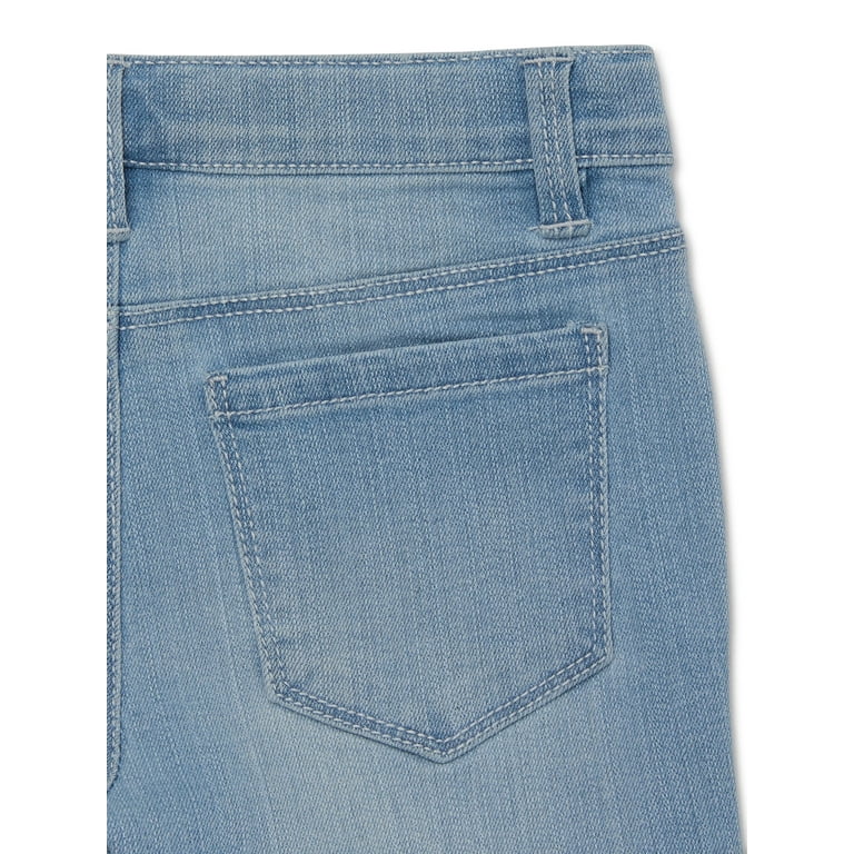 レア！　TINY BUTTERFLY DENIM サロペット Squeeze Girl's Butterfly Embroidered Denim Shorts, Sizes 4