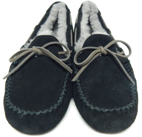 Ugg Australia Olsen Men's Suede Moccasin Slippers with Wool Lining