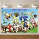thumbnail image 4 of Fondo de fotografía de Sonic The Hedgehog para fotografía, suministros para fiestas de cumpleaños y baby shower, accesorios para niños, pancarta decorativa, 4 of 4