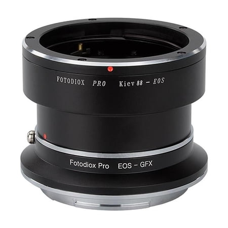 Fotodiox Kiev88-EOS-GFX-Pro Pro Lens Mount Double Adapter for Kiev 88 SLR & Canon EOS D & SLR Lenses to Fujifilm G-Mount GFX