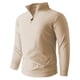 thumbnail image 1 of pstuiky hombres de manga larga, Suéter de punto cálido de color sólido de moda informal para hombre, manga larga, top redondo Tops de talla grande para hombre xl, 1 of 9