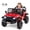 Red, variant on Costway 24V Ride On Car with Remote Control Music LED Headlights Spring Suspension for Kids White
