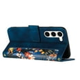 thumbnail image 3 of Compatible with Samsung Galaxy S23 5G Vintage Flower Wallet Case Magnetic Closure Cover with Card Slots, 3 of 5