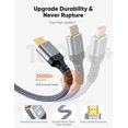 thumbnail image 3 of Cable HDMI de 0,5 m certificado, 10K 8K, cable HDMI 2.1 Ultra HD 8K a 60 Hz, 4K a 120 Hz, eARC HDR10, HDCP 2.2/2.3, Dolby 3D, compatible con PS5/4, HDTV, X-box, 3 of 4