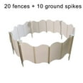 thumbnail image 1 of 20 Pieces Garden Fence Aisle Decoration Plastic Planting Fence Gardening Fence, 1 of 4