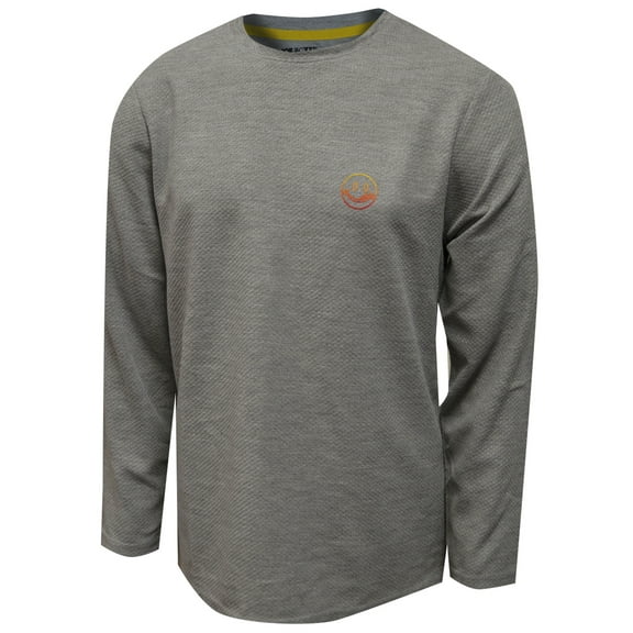 Joe Boxer Mens Joe Boxer Loungewear Mini Ombre Licky Gray Long Sleeve T-Shirt