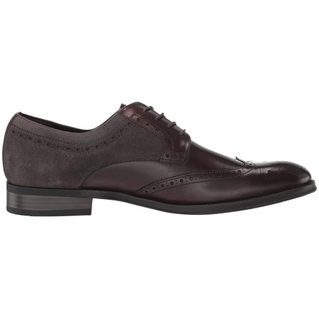 Image of Kenneth Cole New York Mens Brock Wingtip Oxfords Mens Shoes Choose Sz/Color Title: 10/Brown/grey