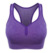 iClosam Sports Bra for Women, Padded Strappy Sports Bras Medium Support Yoga Bra with Removable Cups