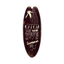 Vikakiooze Home Decor Holiday Leisure Decoration Vintage Wooden Sign Surfboard Bar Decoration